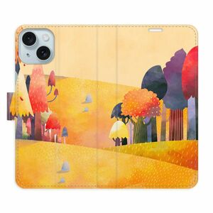 Flipové pouzdro iSaprio - Autumn Forest - iPhone 15 Plus obraz