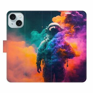 Flipové pouzdro iSaprio - Astronaut in Colours 02 - iPhone 15 Plus obraz