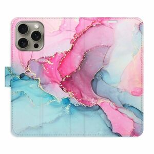 Flipové pouzdro iSaprio - PinkBlue Marble - iPhone 15 Pro Max obraz