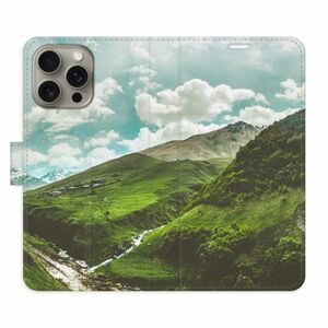 Flipové pouzdro iSaprio - Mountain Valley - iPhone 15 Pro Max obraz