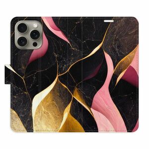 Flipové pouzdro iSaprio - Gold Pink Marble 02 - iPhone 15 Pro Max obraz