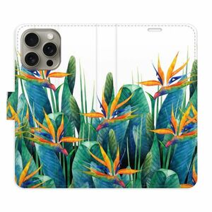 Flipové pouzdro iSaprio - Exotic Flowers 02 - iPhone 15 Pro Max obraz
