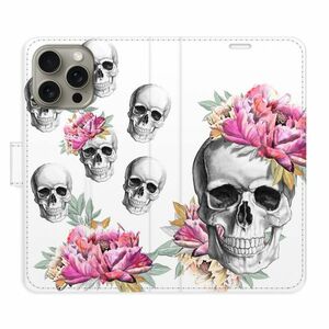 Flipové pouzdro iSaprio - Crazy Skull - iPhone 15 Pro Max obraz