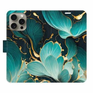 Flipové pouzdro iSaprio - Blue Flowers 02 - iPhone 15 Pro Max obraz