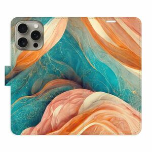 Flipové pouzdro iSaprio - Blue and Orange - iPhone 15 Pro Max obraz