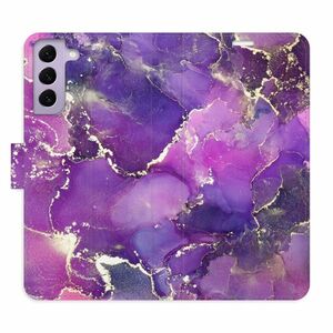 Flipové pouzdro iSaprio - Purple Marble - Samsung Galaxy S22 5G obraz
