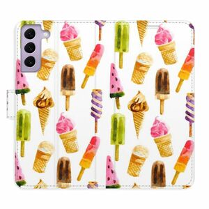 Flipové pouzdro iSaprio - Ice Cream Pattern - Samsung Galaxy S22 5G obraz