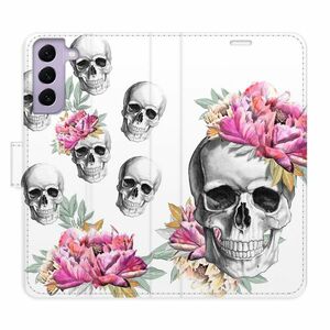 Flipové pouzdro iSaprio - Crazy Skull - Samsung Galaxy S22 5G obraz
