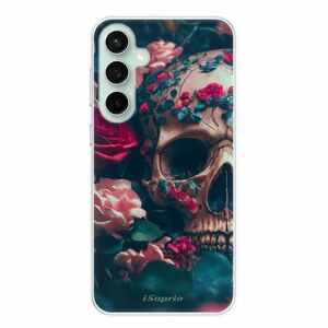 Odolné silikonové pouzdro iSaprio - Skull in Roses - Samsung Galaxy S23 FE obraz