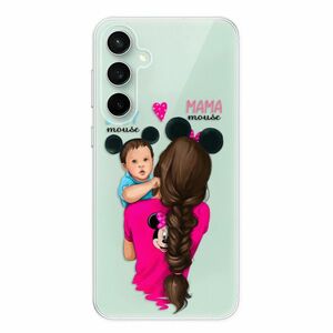 Odolné silikonové pouzdro iSaprio - Mama Mouse Brunette and Boy - Samsung Galaxy S23 FE obraz