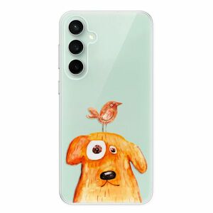 Odolné silikonové pouzdro iSaprio - Dog And Bird - Samsung Galaxy S23 FE obraz