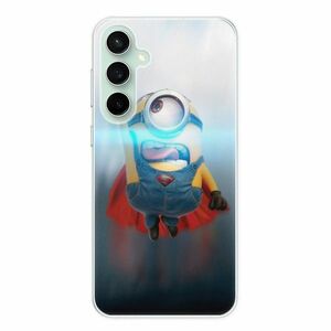 Odolné silikonové pouzdro iSaprio - Mimons Superman 02 - Samsung Galaxy S23 FE obraz