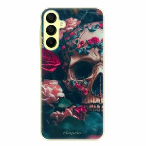 Odolné silikonové pouzdro iSaprio - Skull in Roses - Samsung Galaxy A15 / A15 5G obraz