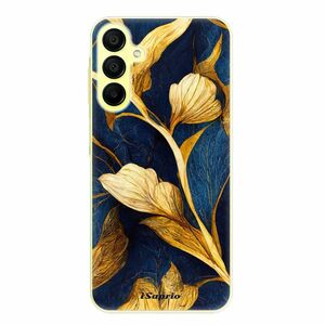 Odolné silikonové pouzdro iSaprio - Gold Leaves - Samsung Galaxy A15 / A15 5G obraz