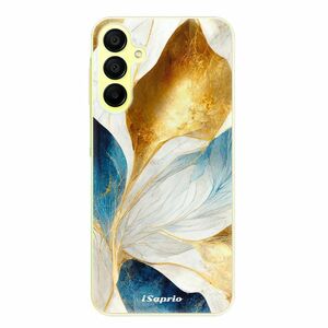 Odolné silikonové pouzdro iSaprio - Blue Leaves - Samsung Galaxy A15 / A15 5G obraz