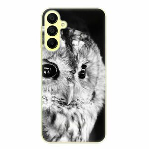 Odolné silikonové pouzdro iSaprio - BW Owl - Samsung Galaxy A15 / A15 5G obraz