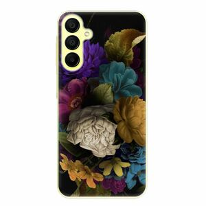 Odolné silikonové pouzdro iSaprio - Dark Flowers - Samsung Galaxy A15 / A15 5G obraz