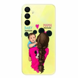 Odolné silikonové pouzdro iSaprio - Mama Mouse Brunette and Boy - Samsung Galaxy A15 / A15 5G obraz