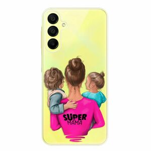 Odolné silikonové pouzdro iSaprio - Super Mama - Boy and Girl - Samsung Galaxy A15 / A15 5G obraz