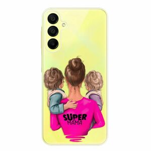 Odolné silikonové pouzdro iSaprio - Super Mama - Two Boys - Samsung Galaxy A15 / A15 5G obraz