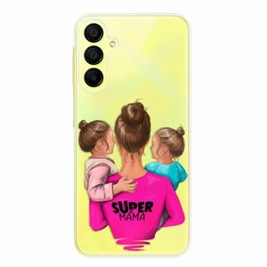Odolné silikonové pouzdro iSaprio - Super Mama - Two Girls - Samsung Galaxy A15 / A15 5G obraz