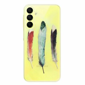 Odolné silikonové pouzdro iSaprio - Three Feathers - Samsung Galaxy A15 / A15 5G obraz
