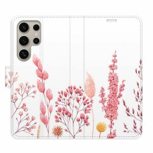 Flipové pouzdro iSaprio - Pink Flowers 03 - Samsung Galaxy S24 Ultra obraz