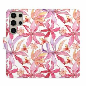 Flipové pouzdro iSaprio - Flower Pattern 10 - Samsung Galaxy S24 Ultra obraz