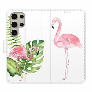 Flipové pouzdro iSaprio - Flamingos - Samsung Galaxy S24 Ultra obraz