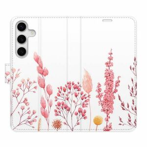 Flipové pouzdro iSaprio - Pink Flowers 03 - Samsung Galaxy S24 obraz
