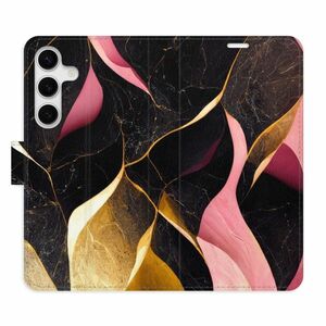Flipové pouzdro iSaprio - Gold Pink Marble 02 - Samsung Galaxy S24 obraz