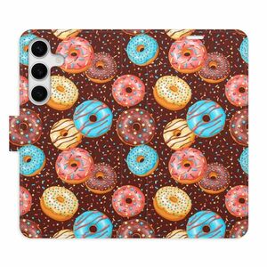 Flipové pouzdro iSaprio - Donuts Pattern - Samsung Galaxy S24 obraz