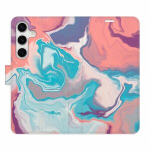 Flipové pouzdro iSaprio - Abstract Paint 06 - Samsung Galaxy S24 obraz