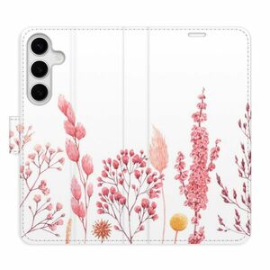 Flipové pouzdro iSaprio - Pink Flowers 03 - Samsung Galaxy S24+ obraz