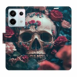 Flipové pouzdro iSaprio - Skull in Roses 02 - Xiaomi Redmi Note 13 Pro 5G / Poco X6 5G obraz