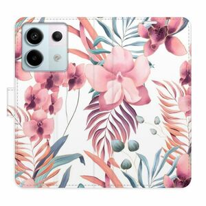 Flipové pouzdro iSaprio - Pink Flowers 02 - Xiaomi Redmi Note 13 Pro 5G / Poco X6 5G obraz