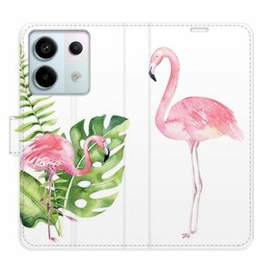 Flipové pouzdro iSaprio - Flamingos - Xiaomi Redmi Note 13 Pro 5G / Poco X6 5G obraz