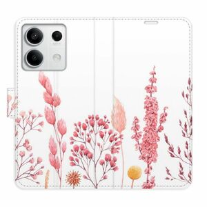 Flipové pouzdro iSaprio - Pink Flowers 03 - Xiaomi Redmi Note 13 5G obraz