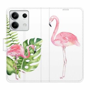 Flipové pouzdro iSaprio - Flamingos - Xiaomi Redmi Note 13 5G obraz
