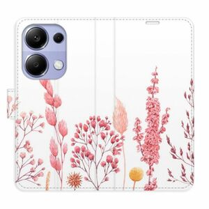 Flipové pouzdro iSaprio - Pink Flowers 03 - Xiaomi Redmi Note 13 Pro obraz