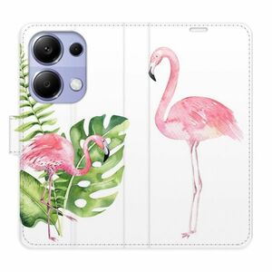 Flipové pouzdro iSaprio - Flamingos - Xiaomi Redmi Note 13 Pro obraz