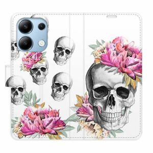 Flipové pouzdro iSaprio - Crazy Skull - Xiaomi Redmi Note 13 obraz