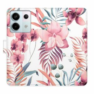 Flipové pouzdro iSaprio - Pink Flowers 02 - Xiaomi Redmi Note 13 Pro+ 5G obraz