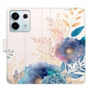Flipové pouzdro iSaprio - Ornamental Flowers 03 - Xiaomi Redmi Note 13 Pro+ 5G obraz