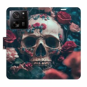 Flipové pouzdro iSaprio - Skull in Roses 02 - Xiaomi 13T / 13T Pro obraz