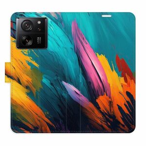 Flipové pouzdro iSaprio - Orange Paint 02 - Xiaomi 13T / 13T Pro obraz