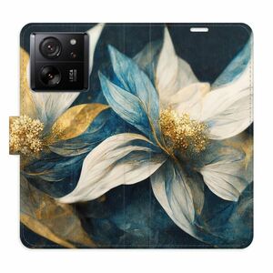 Flipové pouzdro iSaprio - Gold Flowers - Xiaomi 13T / 13T Pro obraz