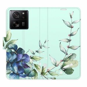 Flipové pouzdro iSaprio - Blue Flowers - Xiaomi 13T / 13T Pro obraz