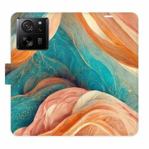 Flipové pouzdro iSaprio - Blue and Orange - Xiaomi 13T / 13T Pro obraz