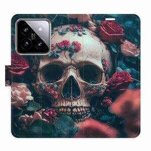 Flipové pouzdro iSaprio - Skull in Roses 02 - Xiaomi 14 obraz